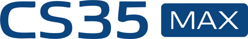 Logo CS35 Max Azul